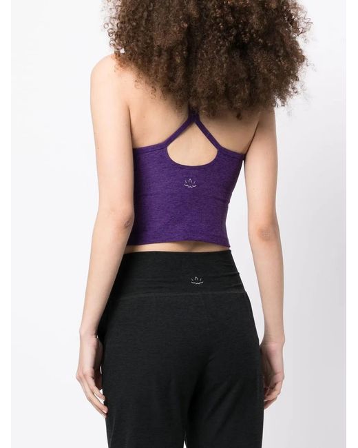 Beyond Yoga Purple Lost Your Mind Cropped Top