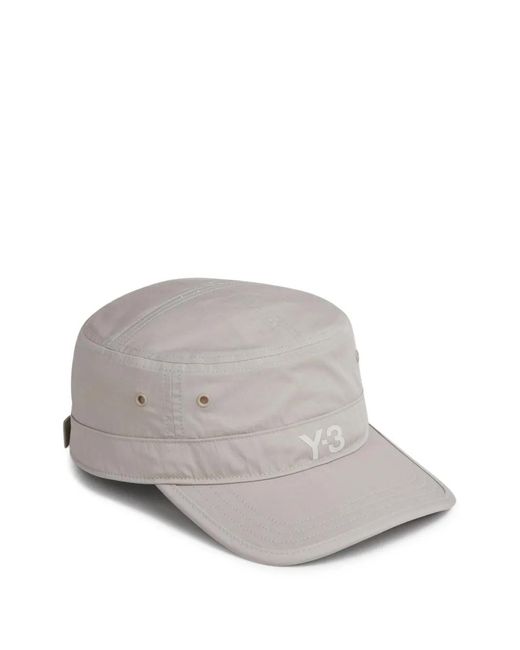 Y-3 Gray Casquette À Logo
