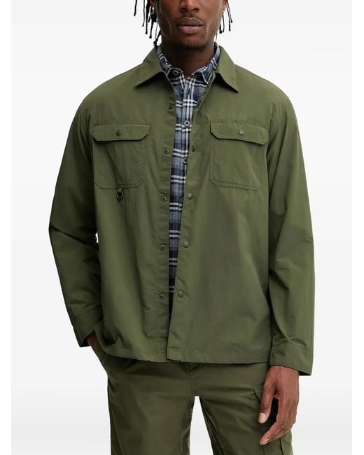 Mammut Green Flap-Pocket Shirt for men