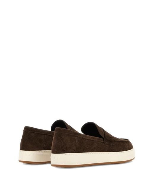 Hogan Brown H668 H-Tv Loafers for men