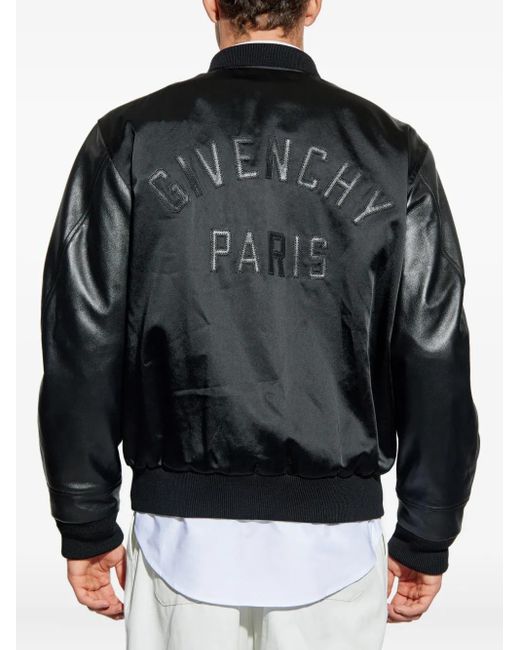 Givenchy Bomberjack Met Logo in het Black voor heren