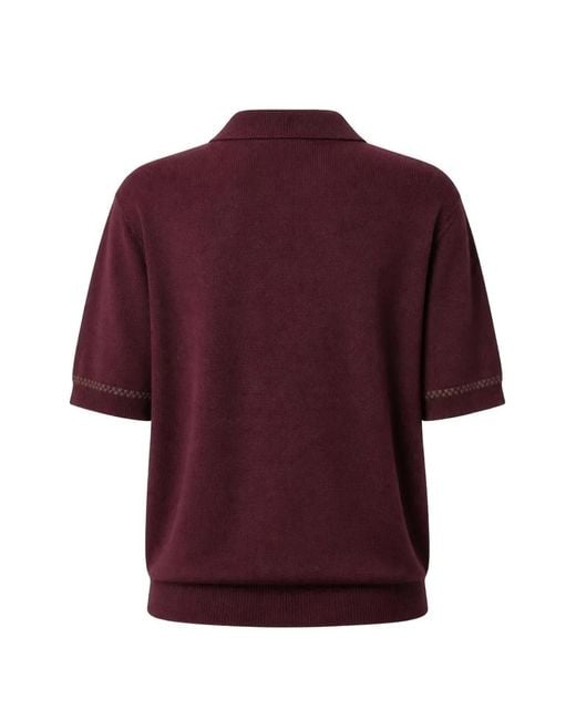 RETORI Purple Short-Sleeve Polo Shirt