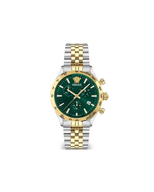 Reloj V-Code De 40 Mm Versace de hombre de color Green