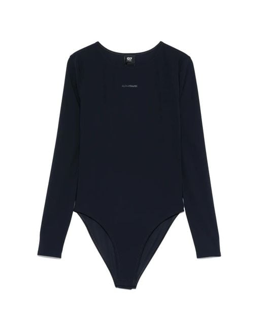 ALPHATAURI Blue Long-Sleeve Bodysuit