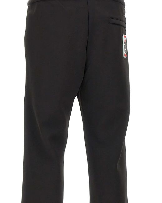 Casablanca Black Side-Stripe Track Pants for men