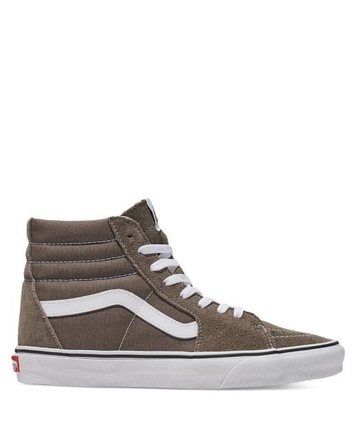 Vans Brown Color Theory High-Top Suede Sneakers for men