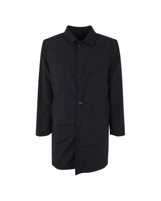 KIRED Black Button Reversible Coat for men