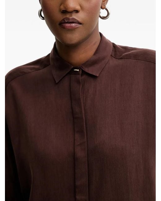 Sessun Button-Up Overhemd in het Brown