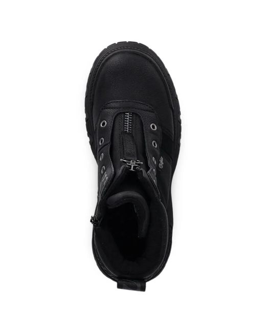 Buffalo Black Zip Detail Boots
