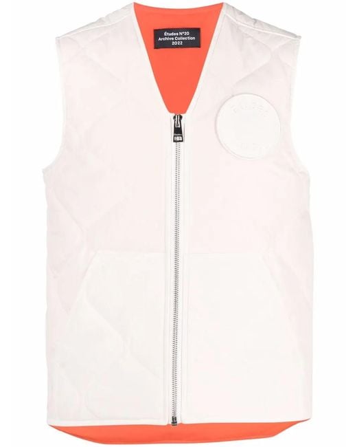 Etudes Studio Multicolor Padded Logo-Patch Vest for men