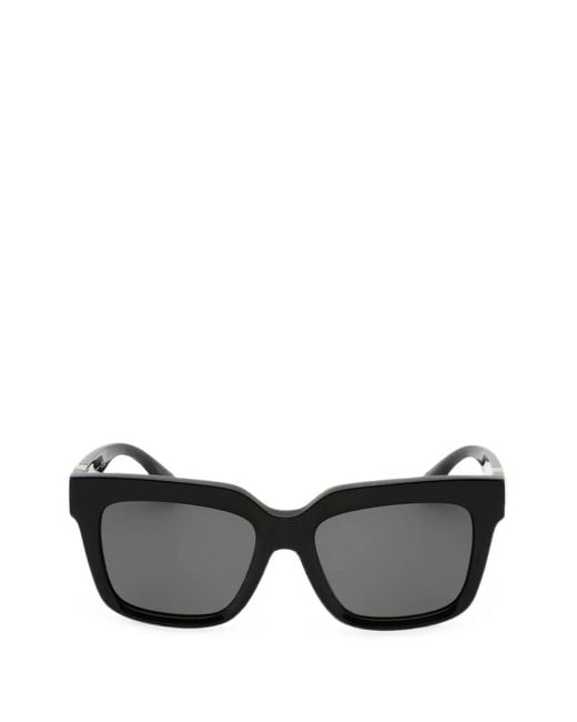 Burberry Black Rectangle-Frame Sunglasses