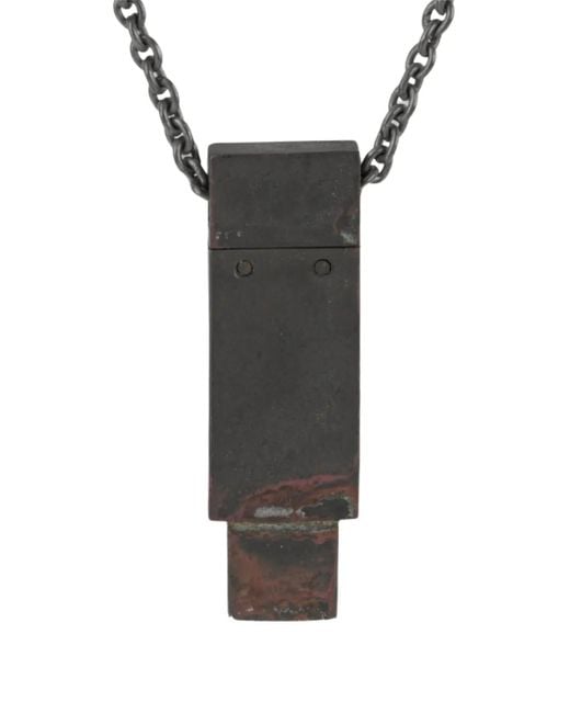 Parts Of 4 Black Usb Chain Necklace