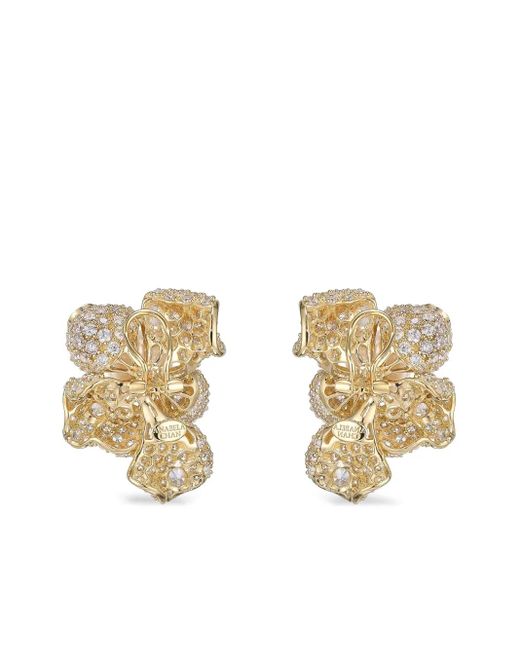 Anabela Chan Metallic 18K Vermeil Pearl Blossom Earrings
