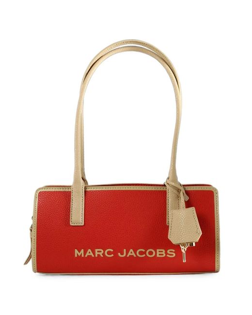Marc Jacobs Red Logo-Plaque Shoulder Bag