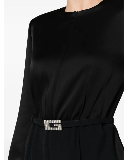 Gucci Black Belted Long Jumpsuit