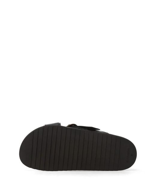 AllSaints Black Suki Sandals