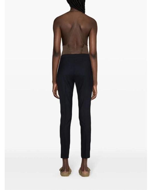 Fabiana Filippi Blue Tapered Merino-Blend Trousers