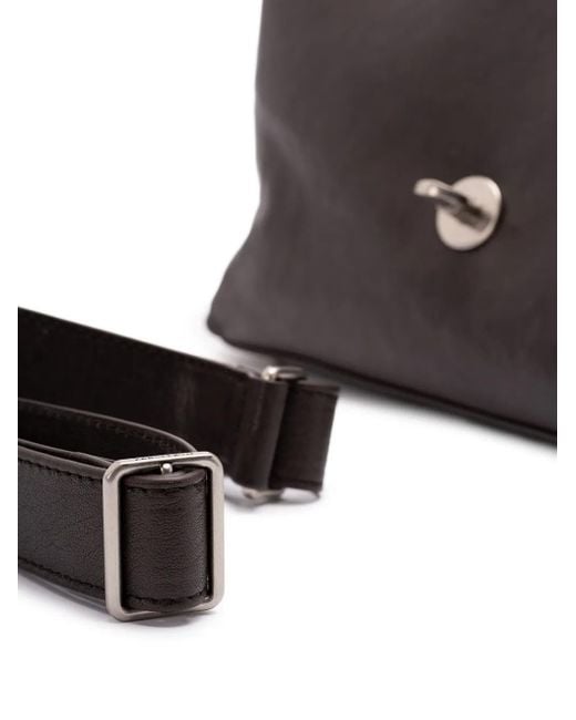 Petit Sac Porté Épaule Postina Zanellato en coloris Black