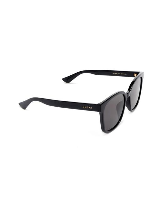 Gucci Black Square Frame Sunglasses for men