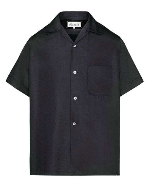 Camisa C de manga corta Maison Margiela de hombre de color Black