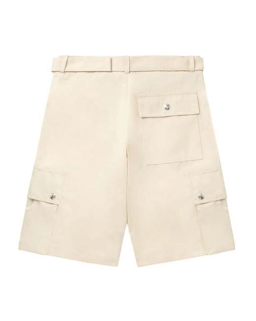 Jacquemus Natural Cargo Bermuda Shorts For for men