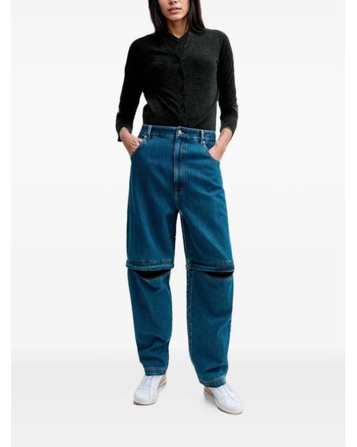 Tibi Blue Convertible Lars Jeans