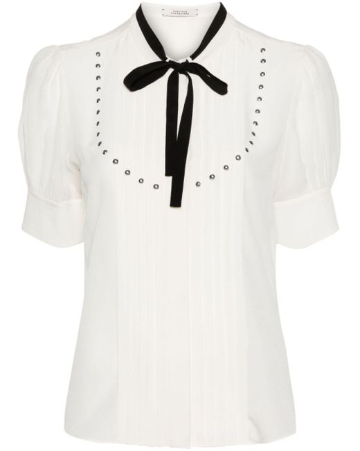 Camisa Beauty con pliegues Dorothee Schumacher de color White