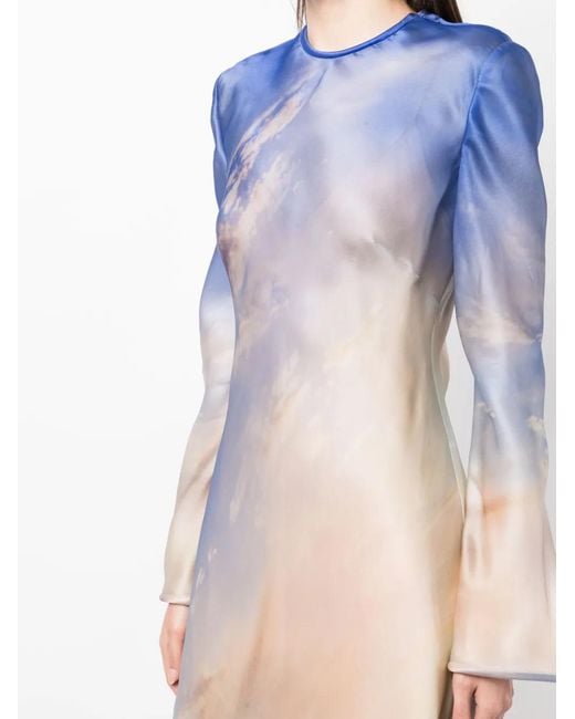 Zimmermann White Tama Printed Floor-length Slip Dress
