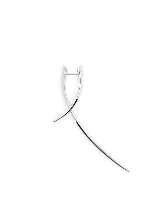 Shaun Leane Metallic Sabre Statement Crossover Single Earring