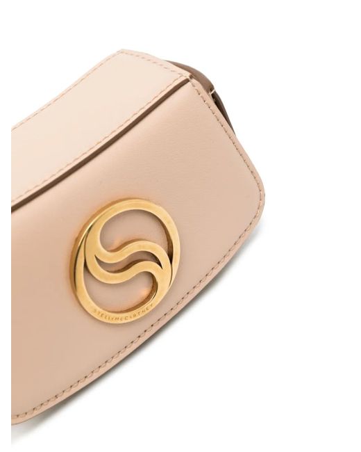 Stella McCartney Natural S-Wave Mini Bag
