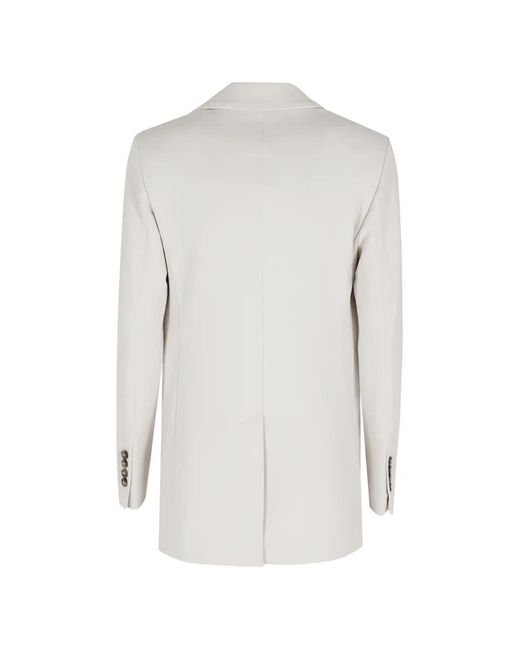 Circolo 1901 White Button-Fastening Jacket
