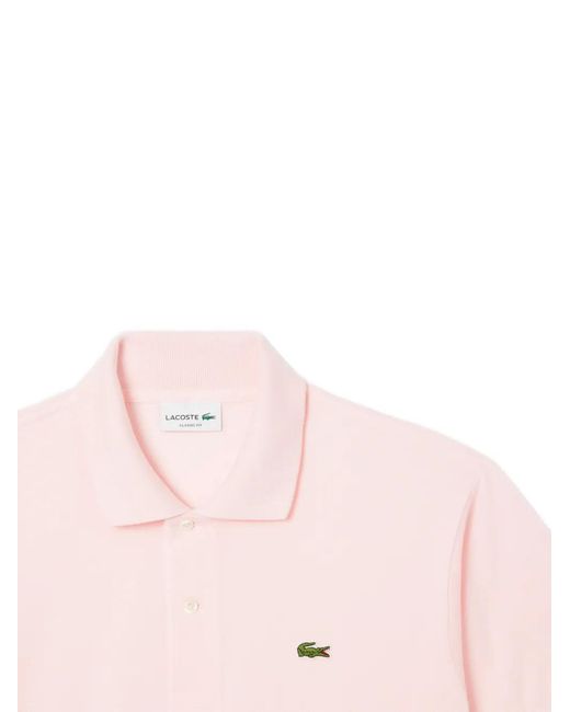 Lacoste Pink L.12.12 Short-Sleeve Polo Shirt for men