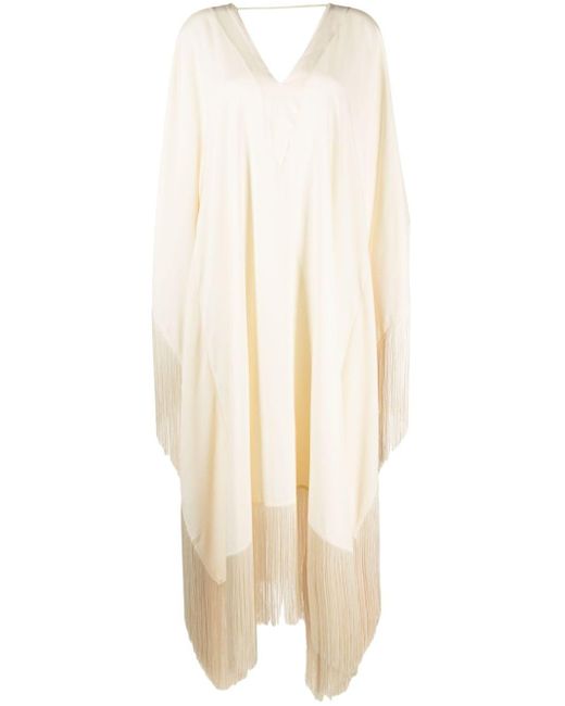 Robe longue à broderies ‎Taller Marmo en coloris White