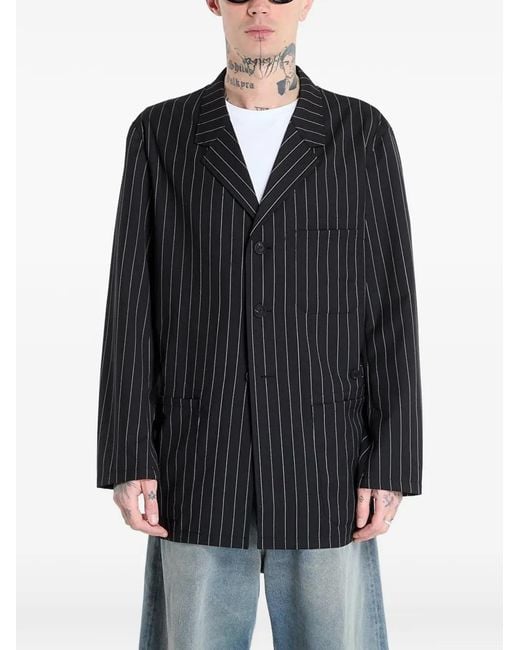 Y-3 メンズ ブラック Refined ストライプ ジャケット 【公式通販】