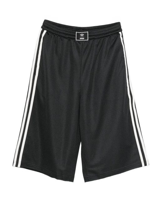 X Avavav logo stripe shorts Adidas de color Black