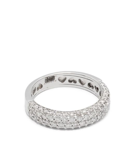 ROSEKEY White 18K Pavé Diamonds Ring