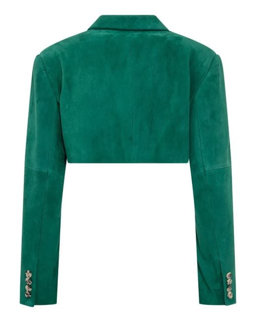 GIUSEPPE DI MORABITO Green Cropped Blazer