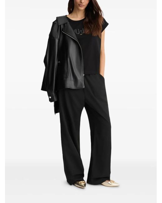 Liu Jo Black Drawstring Trousers