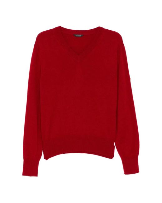 Balenciaga Red Pull À Col V