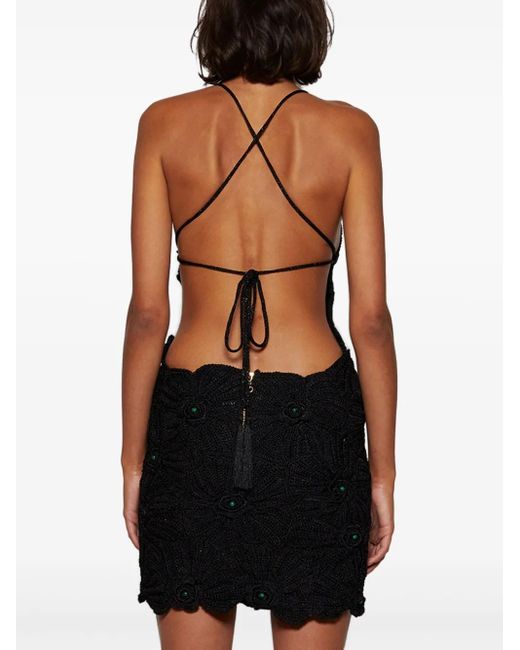 Andrea Almeida Black Mara Mini Dress