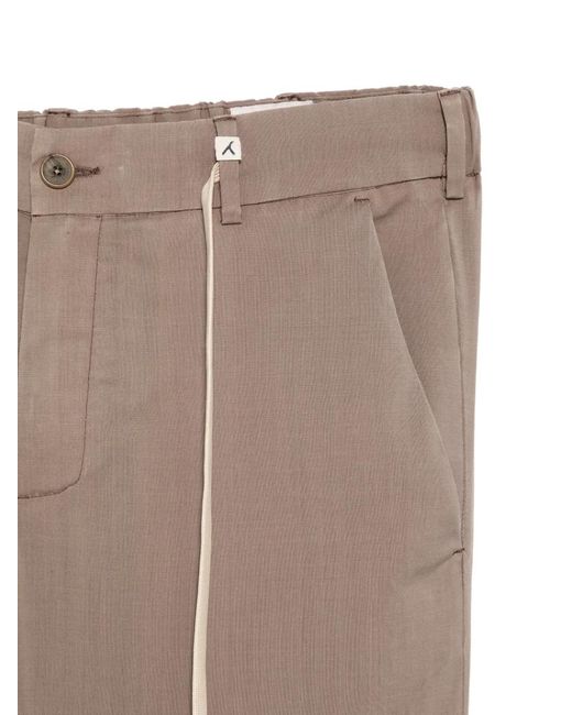 Myths Gray Drawstring Trousers for men