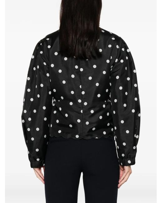 Stine Goya Black Quilted Dots Jacket