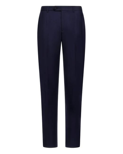 Roberto Cavalli Blue Side-Stripe Trousers for men