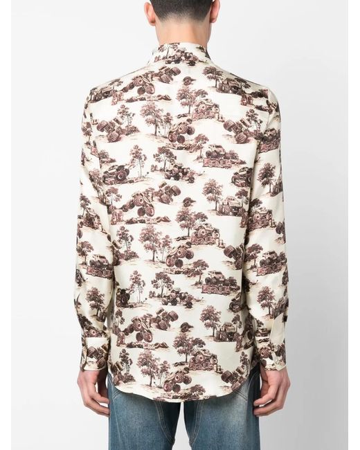 DSquared² Multicolor Silk Shirt for men