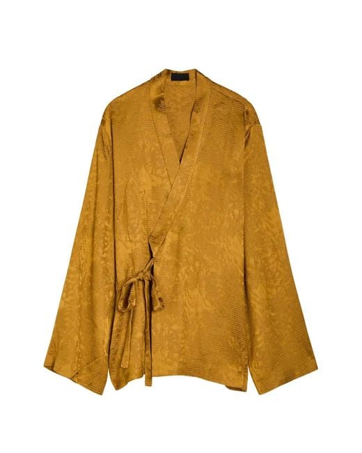 Delos Yellow Tao Oversized Jacket