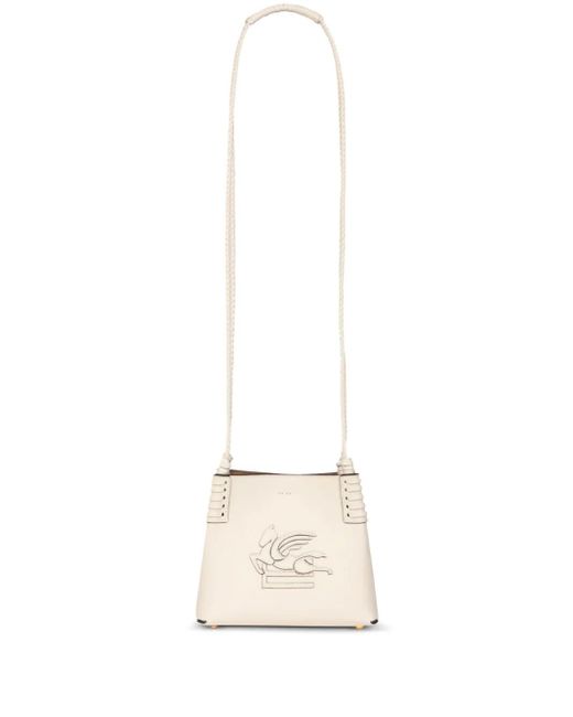 Etro White Mini Libra Tote Bag