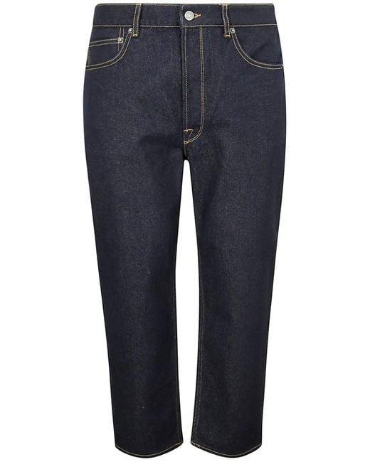 Golden Goose Deluxe Brand Blue Straight Jeans for men