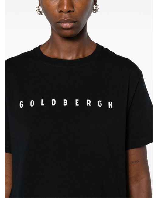 Goldbergh Black Ruth T-Shirt mit Rundhalsausschnitt