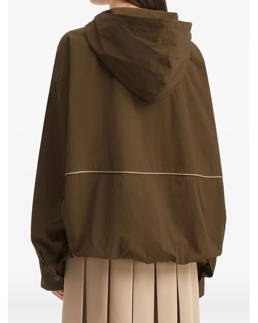 B+ AB Green Hooded Drawstring Jacket