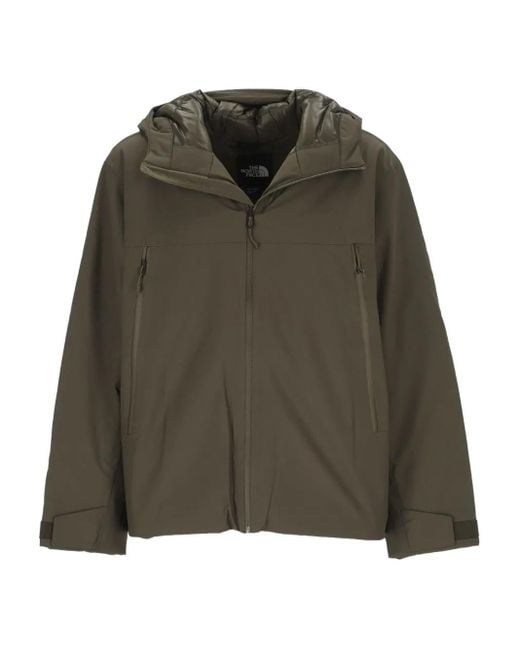 The North Face Green Zip Hooded Jacket for men